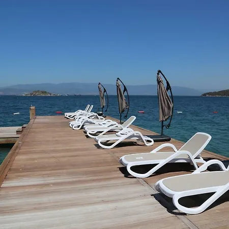 Bodrum Adabuku Luks 2+1 Ozel Plaj Ve Havuzlu Villa *